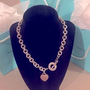 ❤️❤️❤️Tiffany & Co. Heart Toggle Necklace Retired